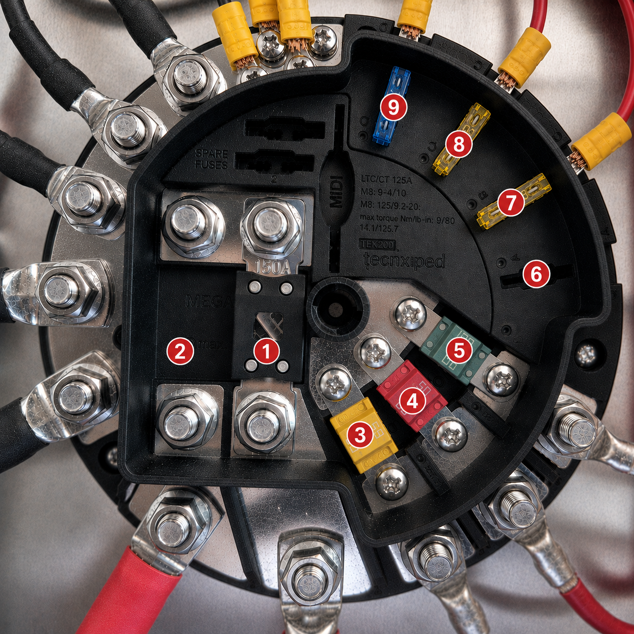 12V Sicherungen (große Verbraucher)